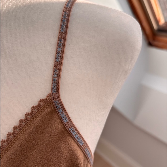 Vintage Joe Boxer Faux Suede Camisole 🤎 - Picture 4 of 6